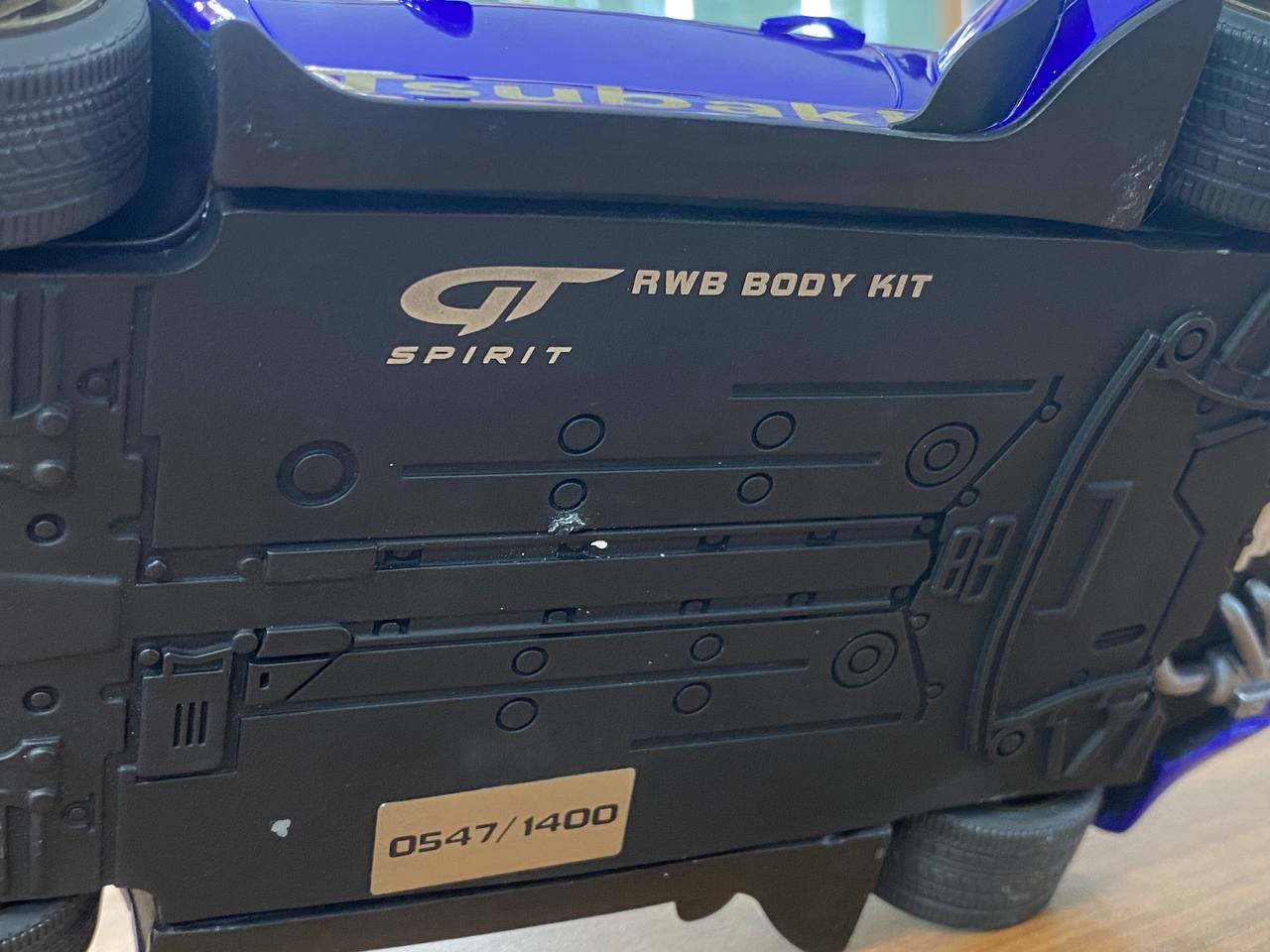 1/18 Resin GT Spirit PORSCHE 911 (993) RWB body kit Tsubaki 2019 Blue Limited 1400 pcs