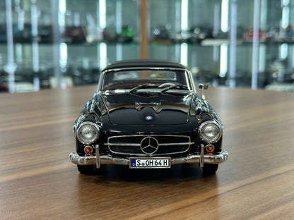 1:18 Norev Dealer Edition Mercedes-Benz 190 SL Cabriolet (W121) 1955-1963 - Black