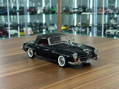 1:18 Norev Dealer Edition Mercedes-Benz 190 SL Cabriolet (W121) 1955-1963 - Black
