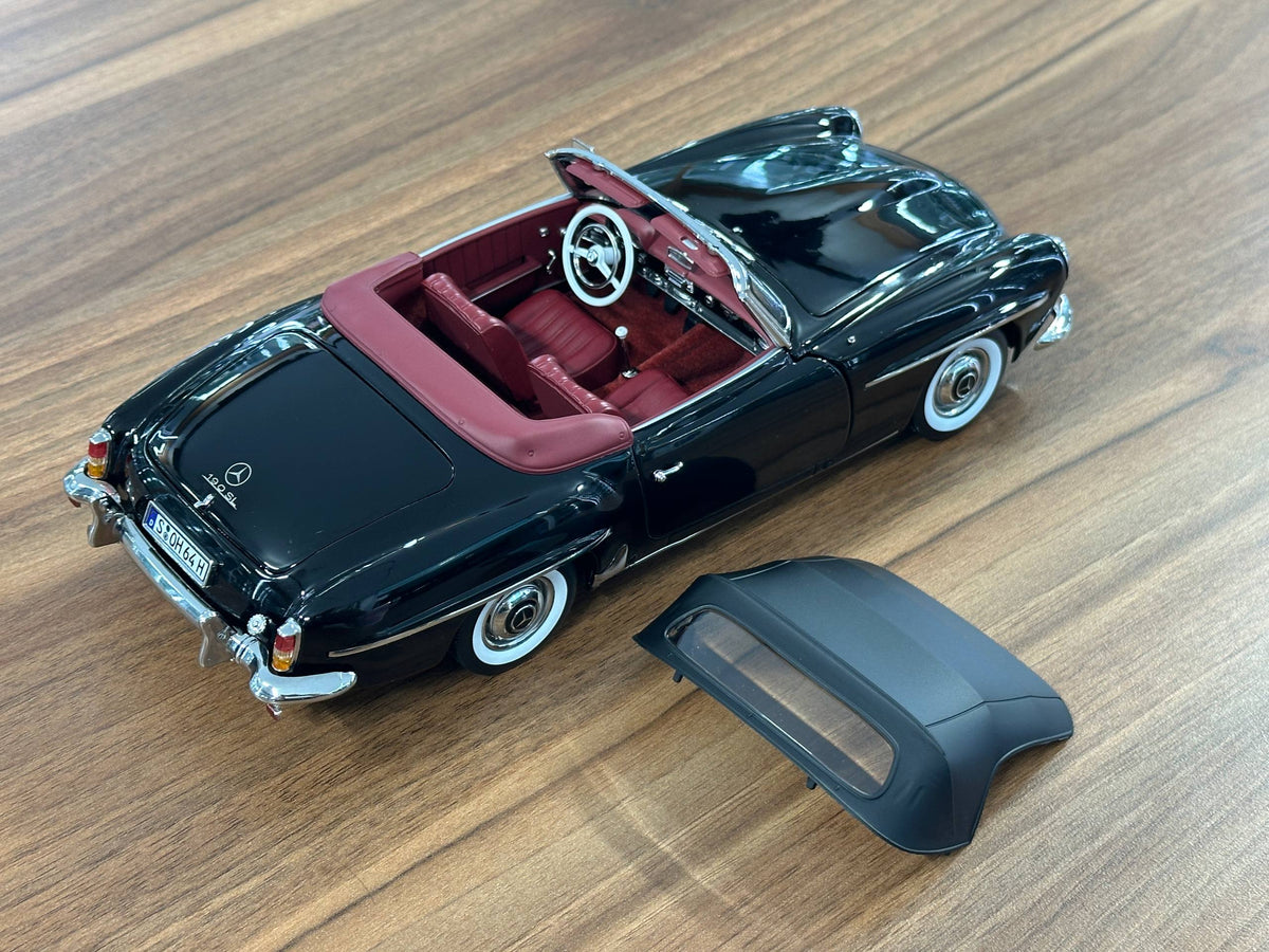 1:18 Norev Dealer Edition Mercedes-Benz 190 SL Cabriolet (W121) 1955-1963 - Black