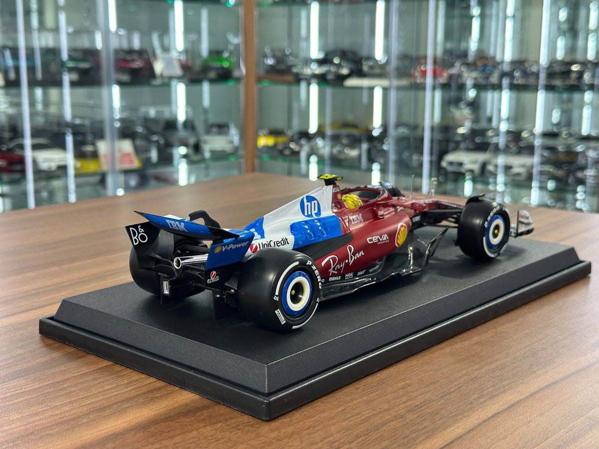 1:18 Bburago Ferrari SF-25 Lewis Hamilton #44 Miami GP 2025 - Matt Red