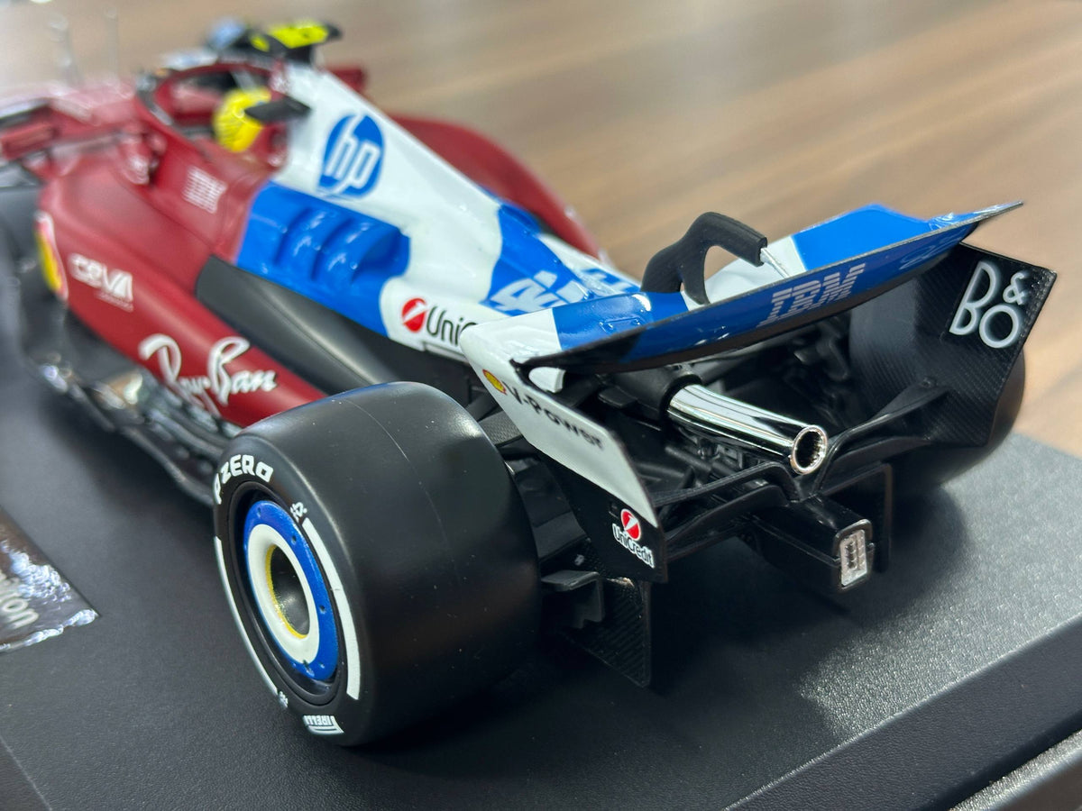 1:18 Bburago Ferrari SF-25 Lewis Hamilton #44 Miami GP 2025 - Matt Red