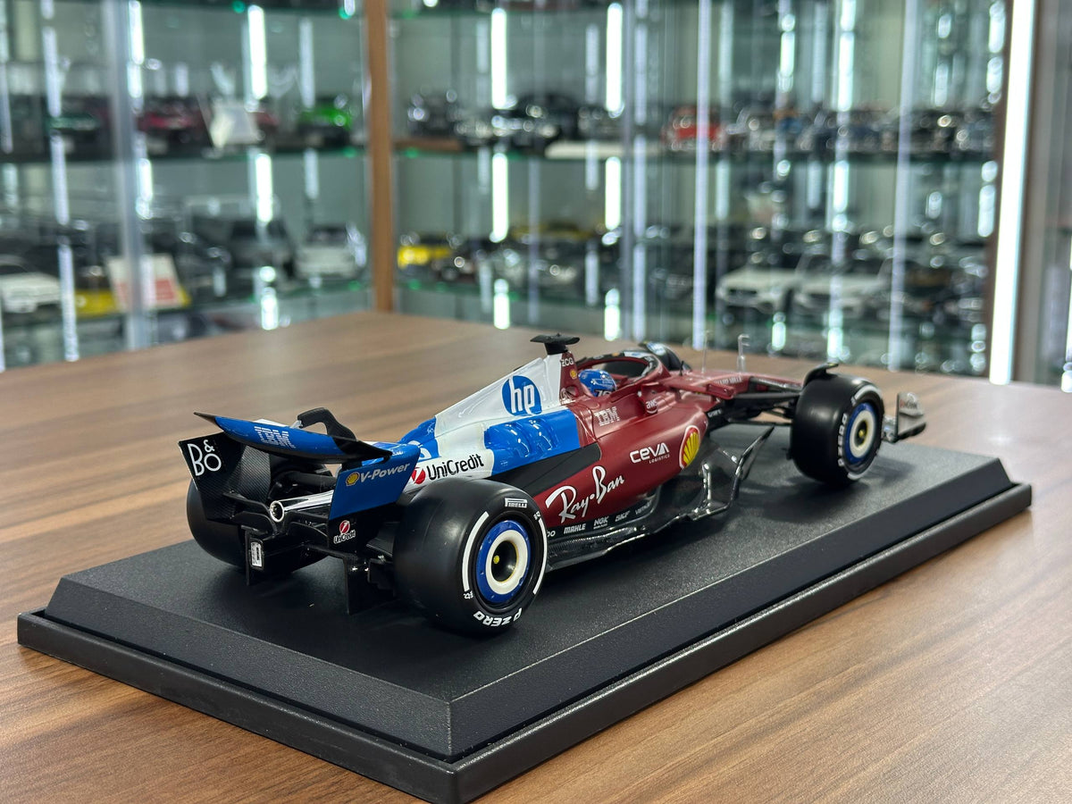 1:18 Bburago Ferrari SF-25 Charles Leclerc #16 Miami GP 2025 - Matt Red
