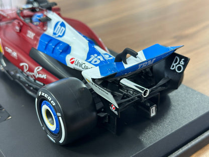 1:18 Bburago Ferrari SF-25 Charles Leclerc #16 Miami GP 2025 - Matt Red