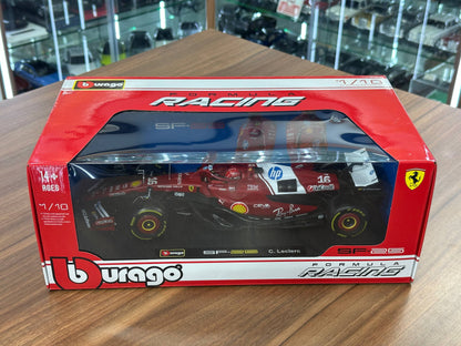 1:18 Bburago Ferrari SF-25 Charles Leclerc #16 2025 Season - Matt Red