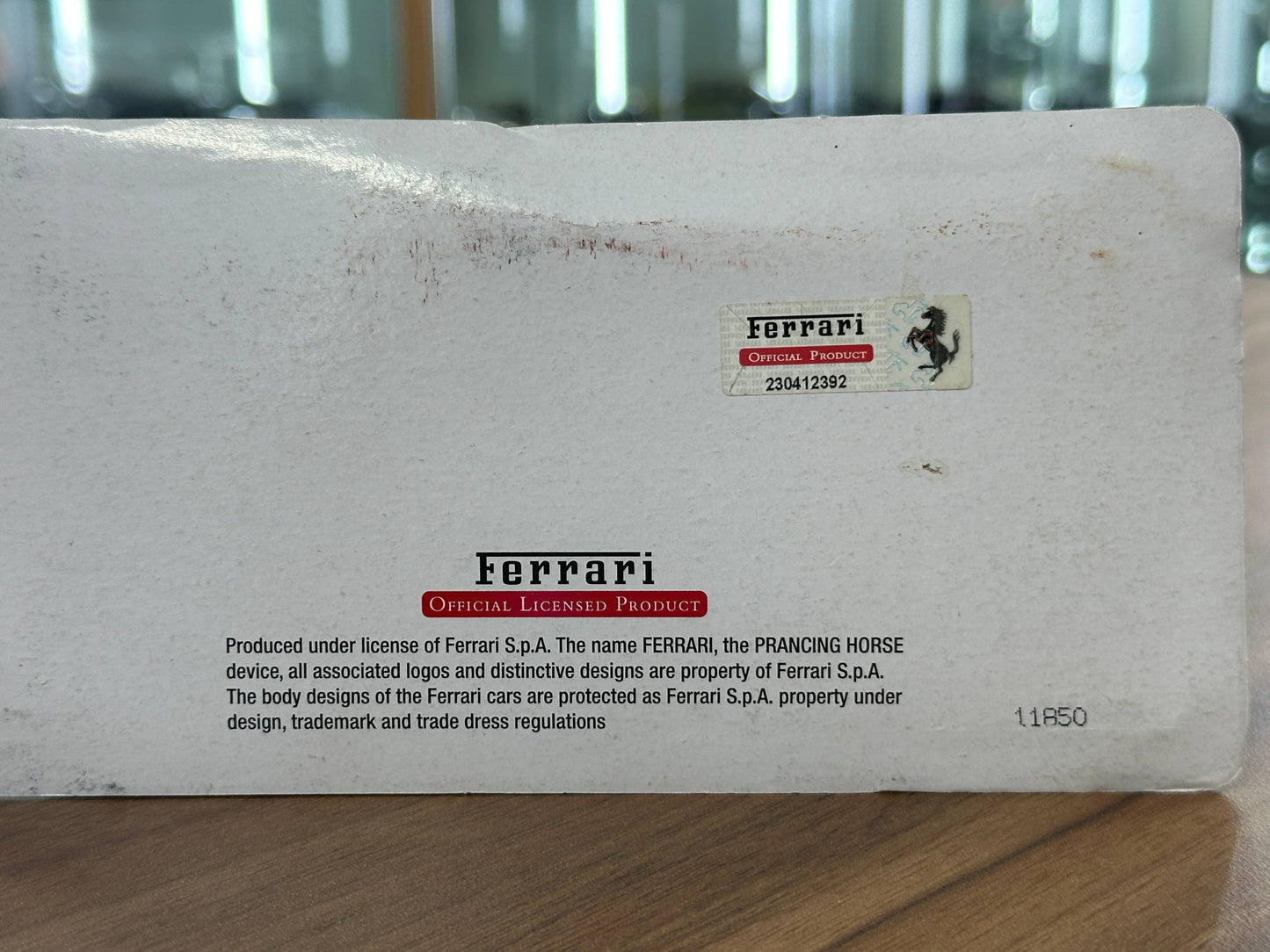 1/43 Diecast Model Ferrari F60 America (2014) (Ferrari Official)