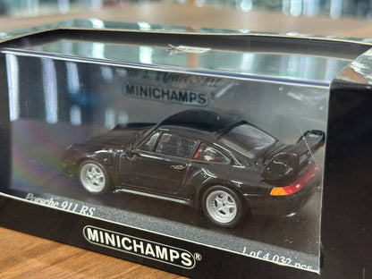 Minichamps Porsche 911 RS (1995) – Black – 1:43 Diecast Model  Car