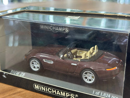 1/43 Diecast Model  BMW Z8 Cabriolet 1999 (Minichamps)