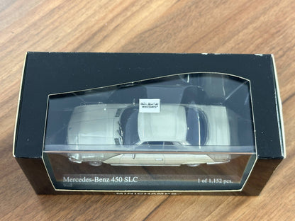 Minichamps Mercedes-Benz 450 SLC (1974) – White – 1:43 Diecast Model (Non-Opening)