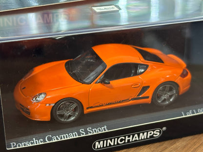 1/43 Diecast Model Porsche Cayman S Sport (987) 2008 (Minichamps)