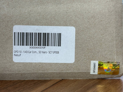 1/43 Diecast Model Lamborghini Aventador LP 720-4 50th Anniversary 2013 (Lamborghini Official)