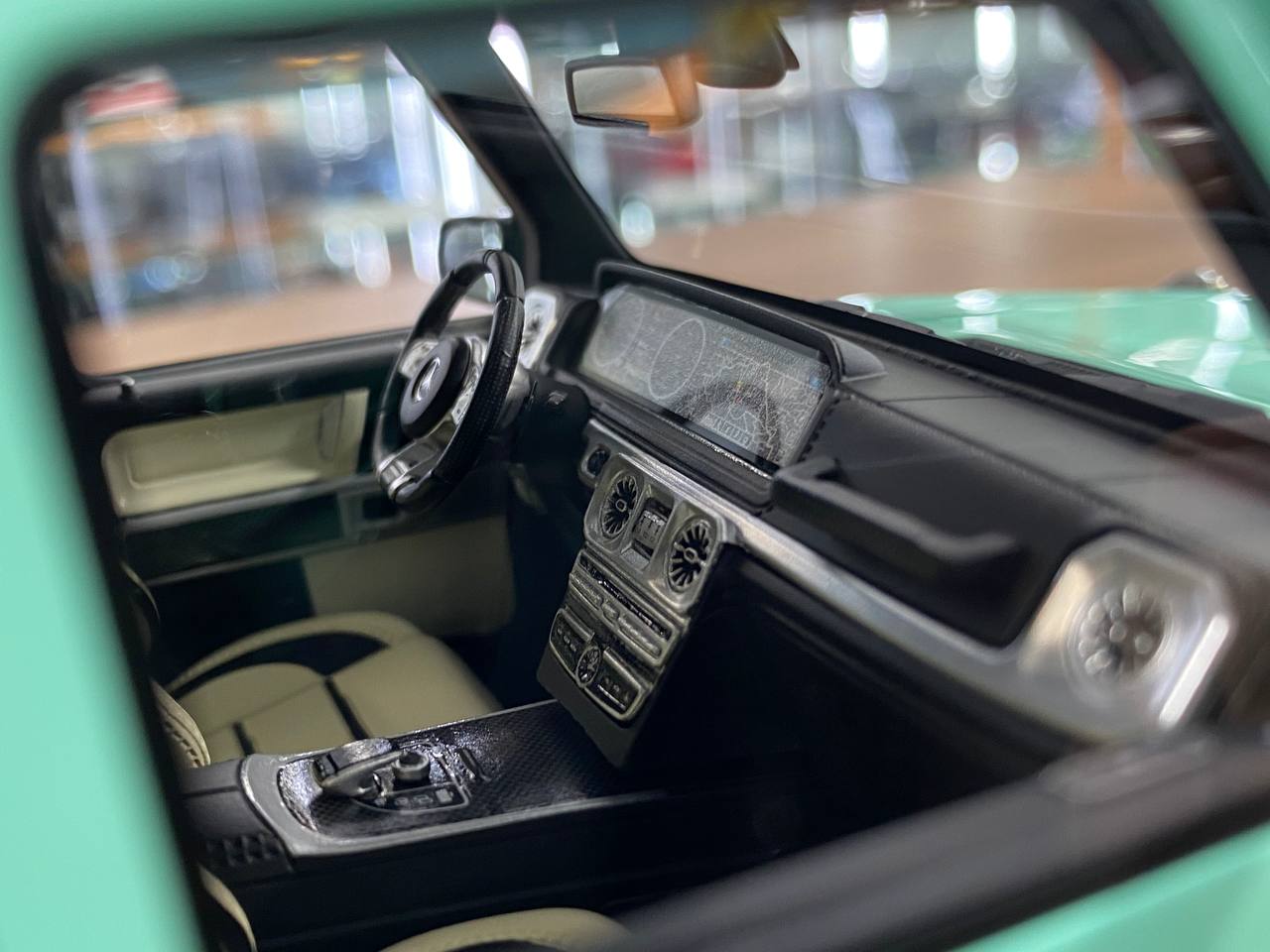 1/18 Resin Motor Helix Mercedes Benz AMG G63 2019 Tiffany Blue Limited 99 pcs