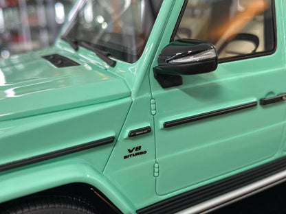 1/18 Resin Motor Helix Mercedes Benz AMG G63 2019 Tiffany Blue Limited 99 pcs