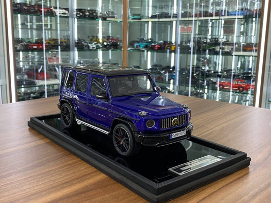 1/18 Resin Motor Helix Mercedes Benz AMG G63 2019 Metallic Blue Limited 99 pcs