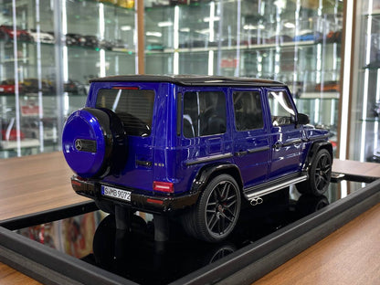 1/18 Resin Motor Helix Mercedes Benz AMG G63 2019 Metallic Blue Limited 99 pcs