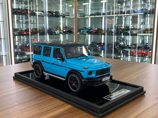 1/18 Resin Motor Helix Mercedes Benz AMG G63 2019 Baby Blue Limited 99 pcs