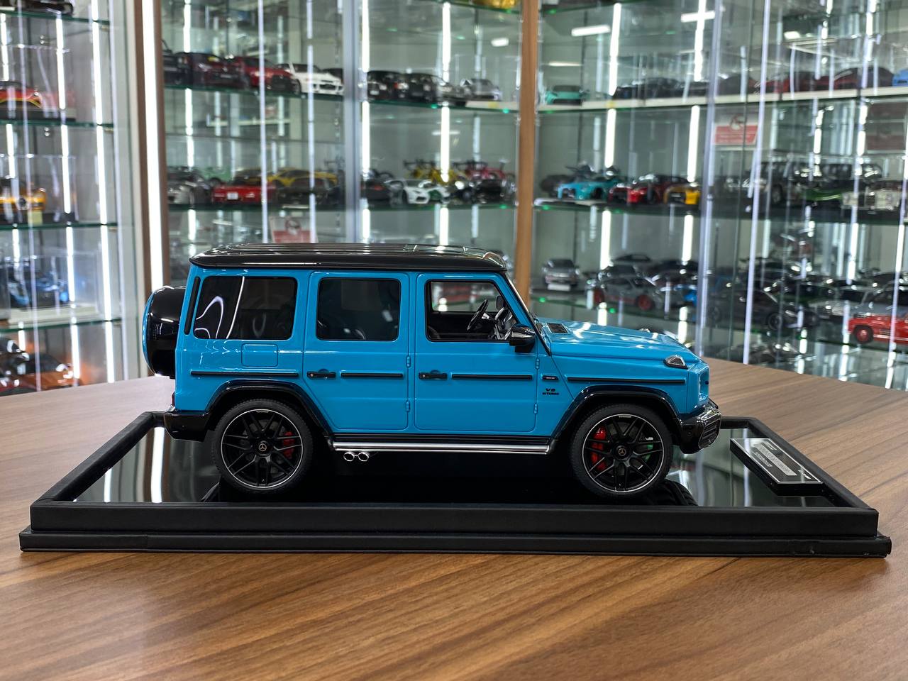 1/18 Resin Motor Helix Mercedes Benz AMG G63 2019 Baby Blue Limited 99 pcs