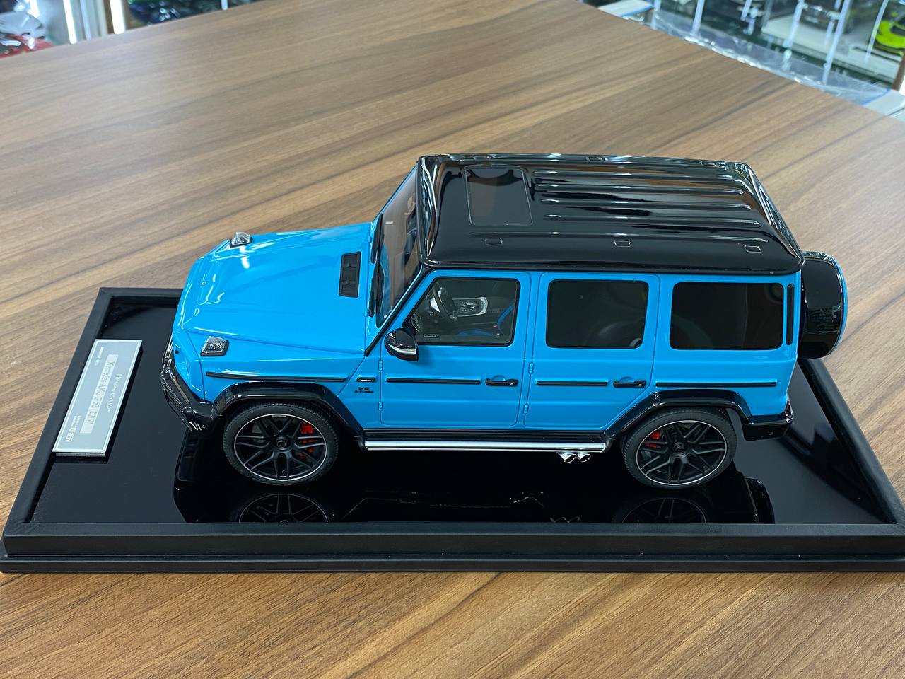 1/18 Resin Motor Helix Mercedes Benz AMG G63 2019 Baby Blue Limited 99 pcs