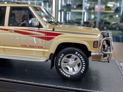 1/18 Diecast Nissan Patrol Super Safari Y60 Beige IVY Models Scale Model Car