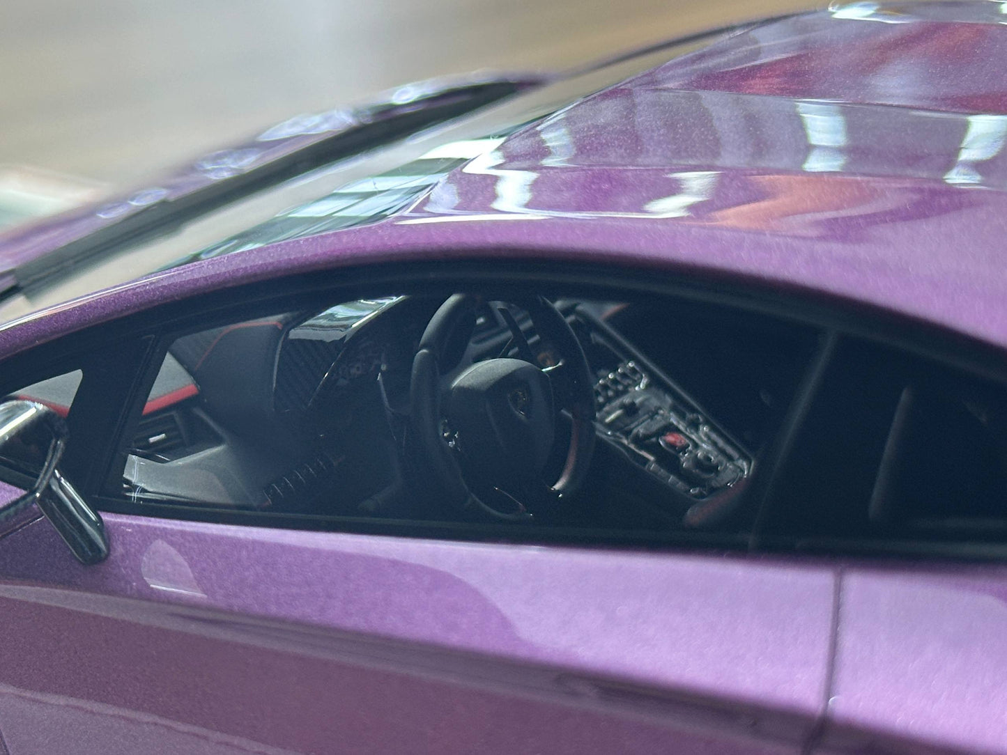 Davis & Giovanni Lamborghini Aventador SVJ – Purple (1:18 Resin, Limited to 3 pcs, Non-Opening)