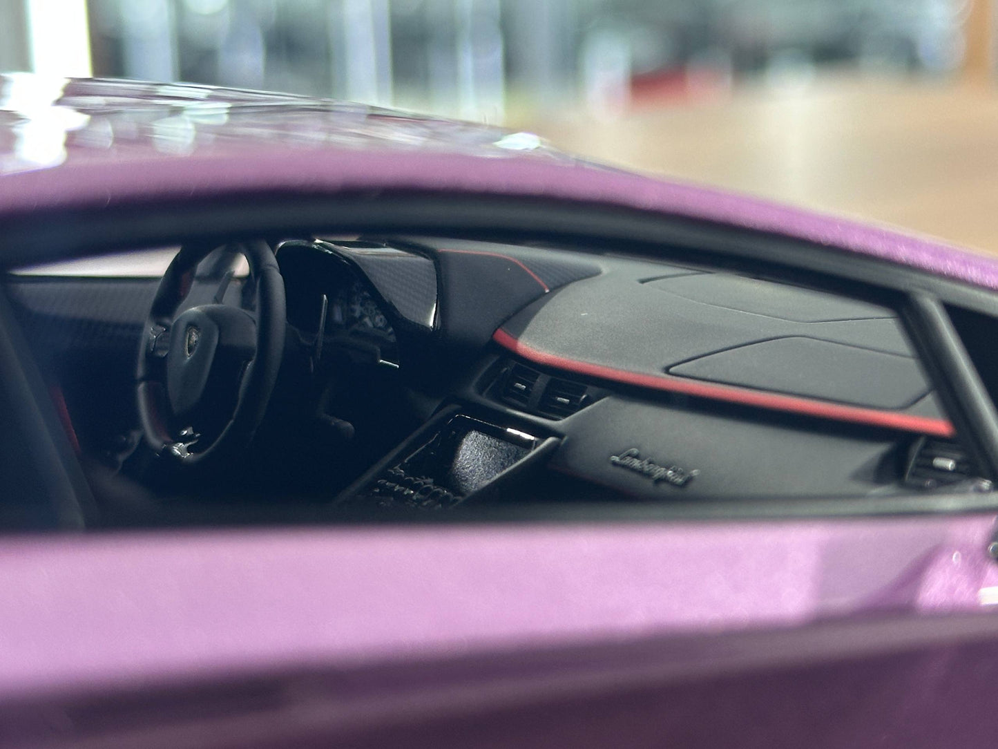 Davis & Giovanni Lamborghini Aventador SVJ – Purple (1:18 Resin, Limited to 3 pcs, Non-Opening)