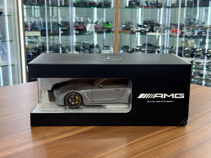 1:18 NZG Dealer Edition Mercedes-AMG GT 63 4MATIC+ - Selenite Grey