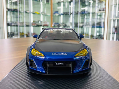 1/18 resin model Ignition Model  Toyota GT86 LBWK Blue