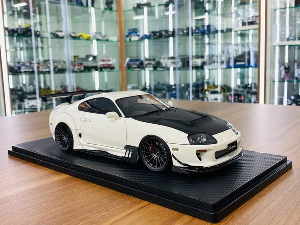 1/18 resin model Ignition Model Toyota Supra MK4 white/Black