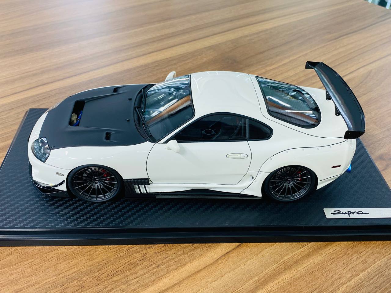 1/18 resin model  Ignition Model  Toyota Supra MK4 white/Black