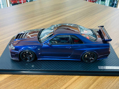 1/18 resin Ignition Model  Nissan Skyline GT-R R34 Z-tune Violet