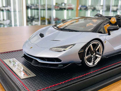 1/18 resin MR Collection Lamborghini Centanario Roadster argento Centanario (blue) Limited EditionEdition