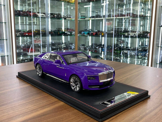1/18 Resin DF Models Rolls Royce Spectre Purple Limited-28 pcs