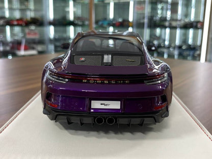 1/18 Resin IVY Models Porsche 911 S/T (992) Metallic Purple / Gold Rim Limited-15 pcs
