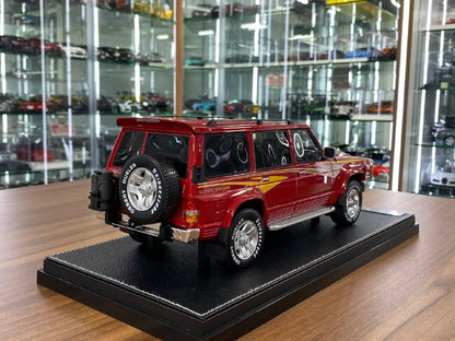 1/18 Diecast Nissan Patrol Super Safari Y60 Red IVY Models Scale Model Car