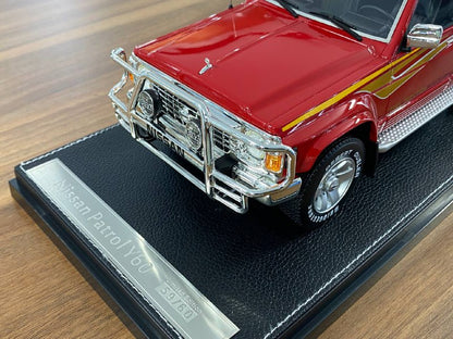 1/18 Diecast Nissan Patrol Super Safari Y60 Red IVY Models Scale Model Car
