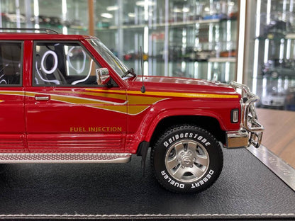 1/18 Diecast Nissan Patrol Super Safari Y60 Red IVY Models Scale Model Car