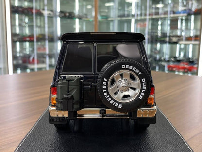 1/18 Diecast Nissan Patrol Super Safari Y60 Black IVY Models Scale Model Car