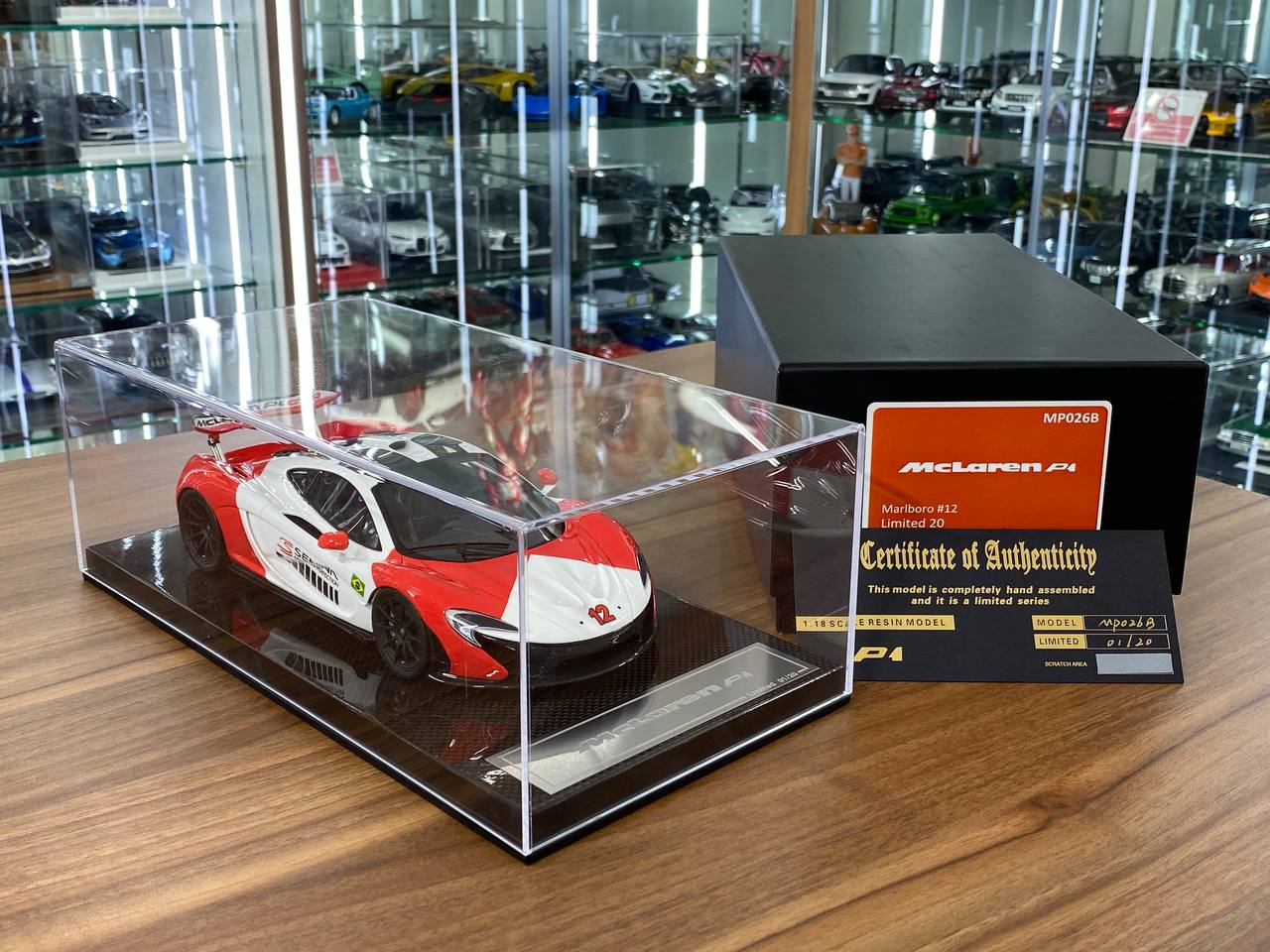 1/18 Resin McLaren P1 #12 Marlboro Edition by Davis & Giovanni – Limited 20 pcs