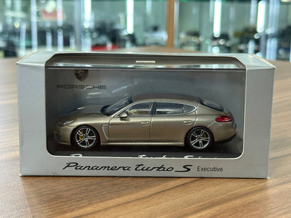 1/43 Diecast Model Porsche Panamera Turbo S Executive Gold (Porsche Official)