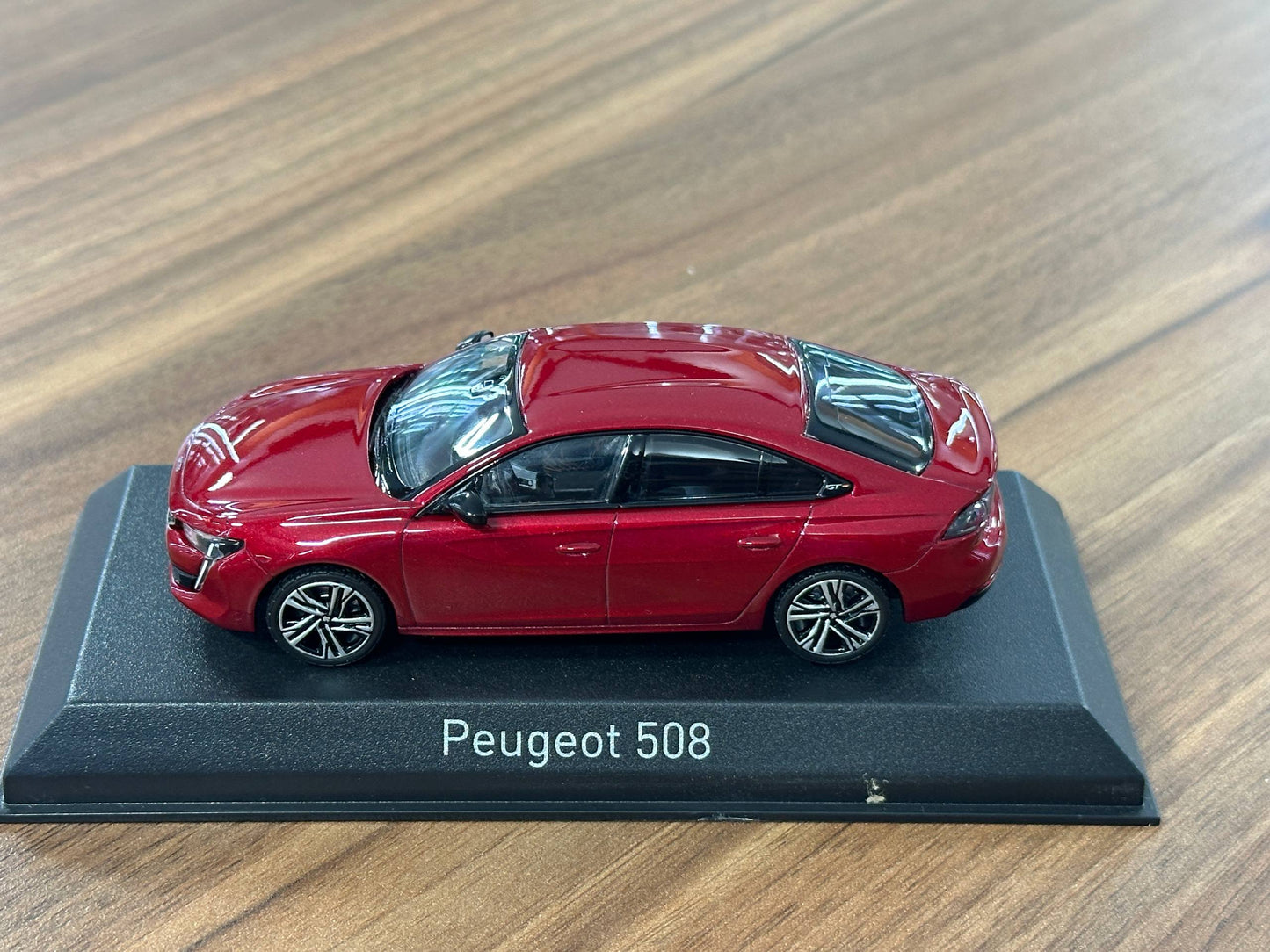 1/43 Diecast Peugeot 508 GT 2018 Ultimate Red (Norev)