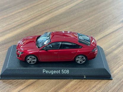 1/43 Diecast Peugeot 508 GT 2018 Ultimate Red (Norev)