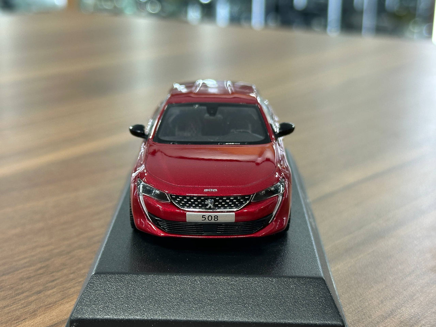 1/43 Diecast Peugeot 508 GT 2018 Ultimate Red (Norev)