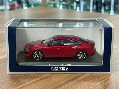 1/43 Diecast Peugeot 508 GT 2018 Ultimate Red (Norev)