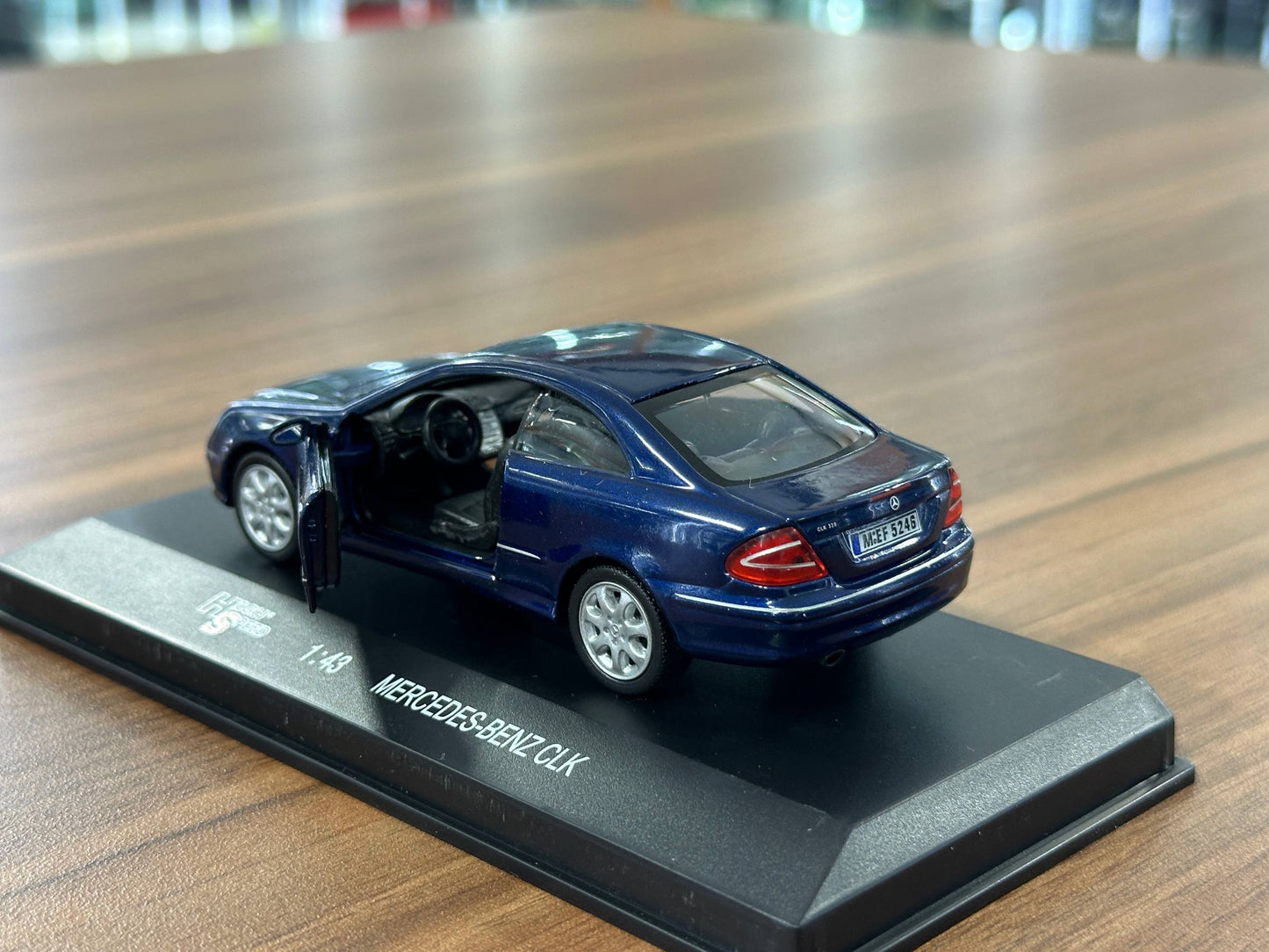 1/43 Diecast Mercedes-Benz CLK Blue Metallic (High Speed Model Collection)