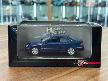 1/43 Diecast Mercedes-Benz CLK Blue Metallic (High Speed Model Collection)