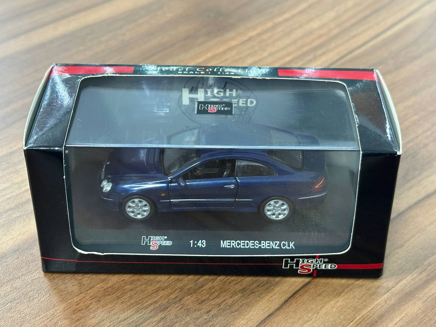 1/43 Diecast Mercedes-Benz CLK Blue Metallic (High Speed Model Collection)