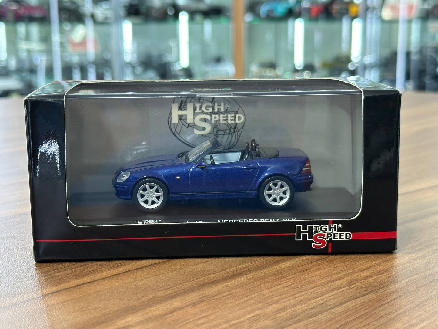 1/43 Diecast Mercedes Benz SLK Blue  (High Speed Model Collection)