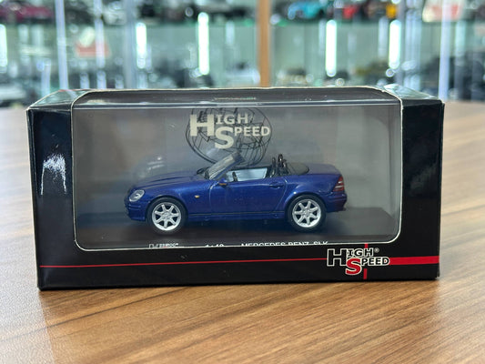 1/43 Diecast Mercedes Benz SLK Blue  (High Speed Model Collection)