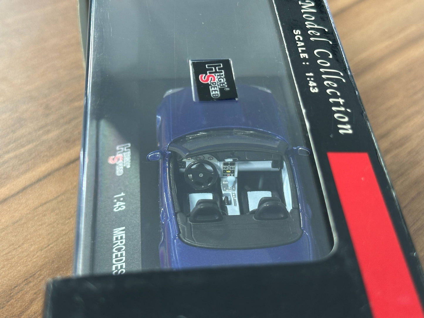1/43 Diecast Mercedes Benz SLK Blue  (High Speed Model Collection)