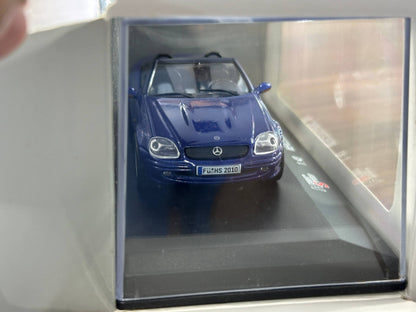 1/43 Diecast Mercedes Benz SLK Blue  (High Speed Model Collection)